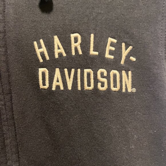 Harley Davidson Medium Sleeveless Hoodie Vest - Picture 5 of 5